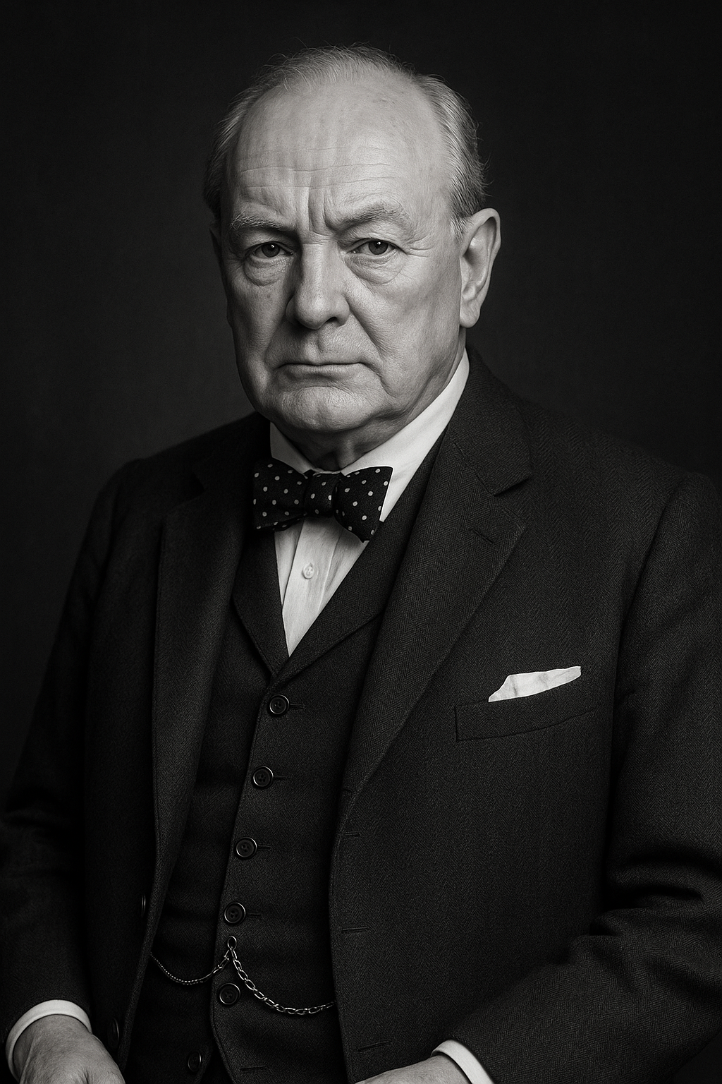Winston Churchill portrait